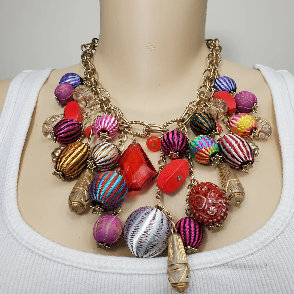 Vintage Necklace / Multicolor / Chico's - Picture 1 of 12